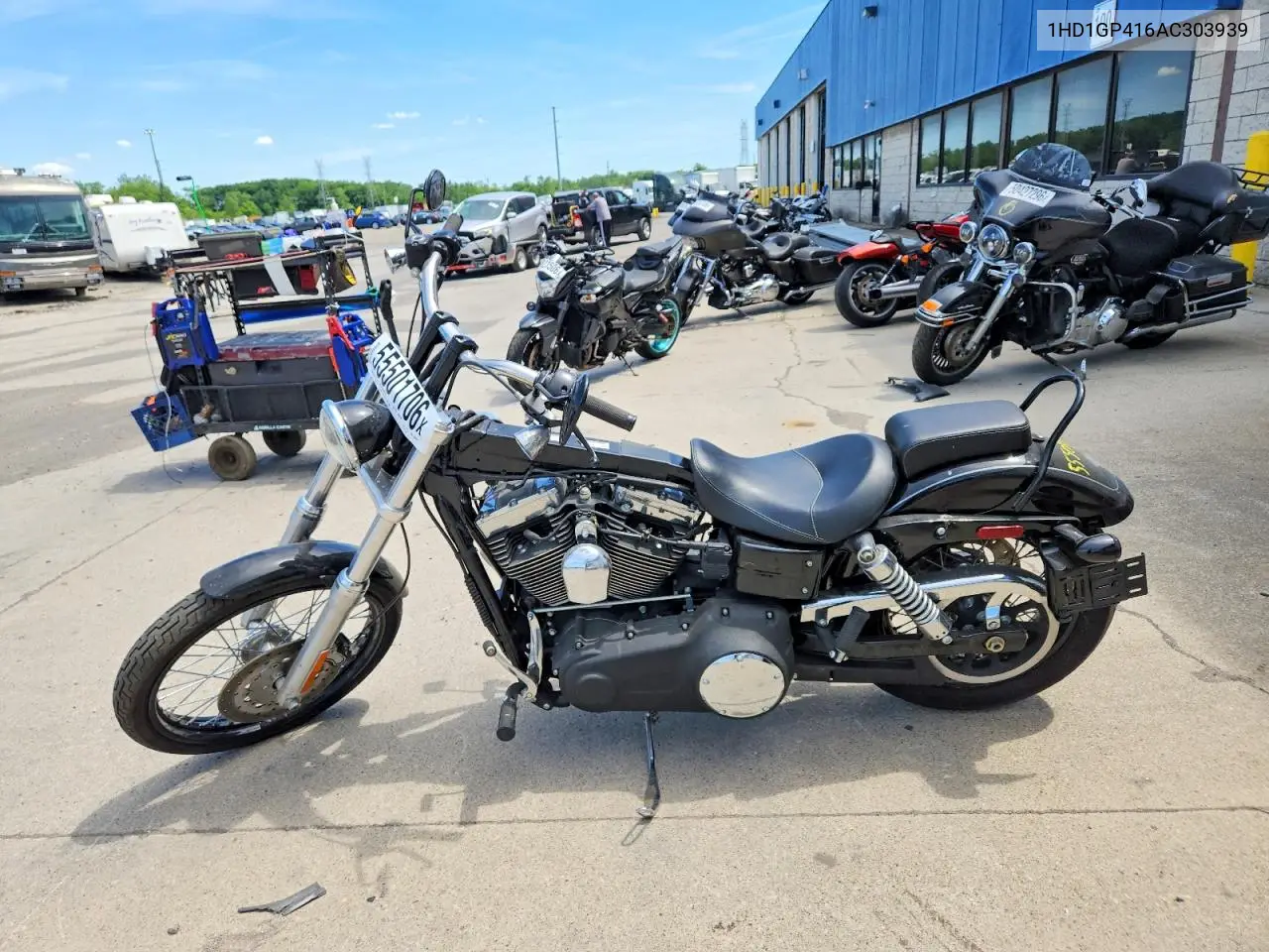 2010 Harley-Davidson Fxdwg VIN: 1HD1GP416AC303939 Lot: 55501706