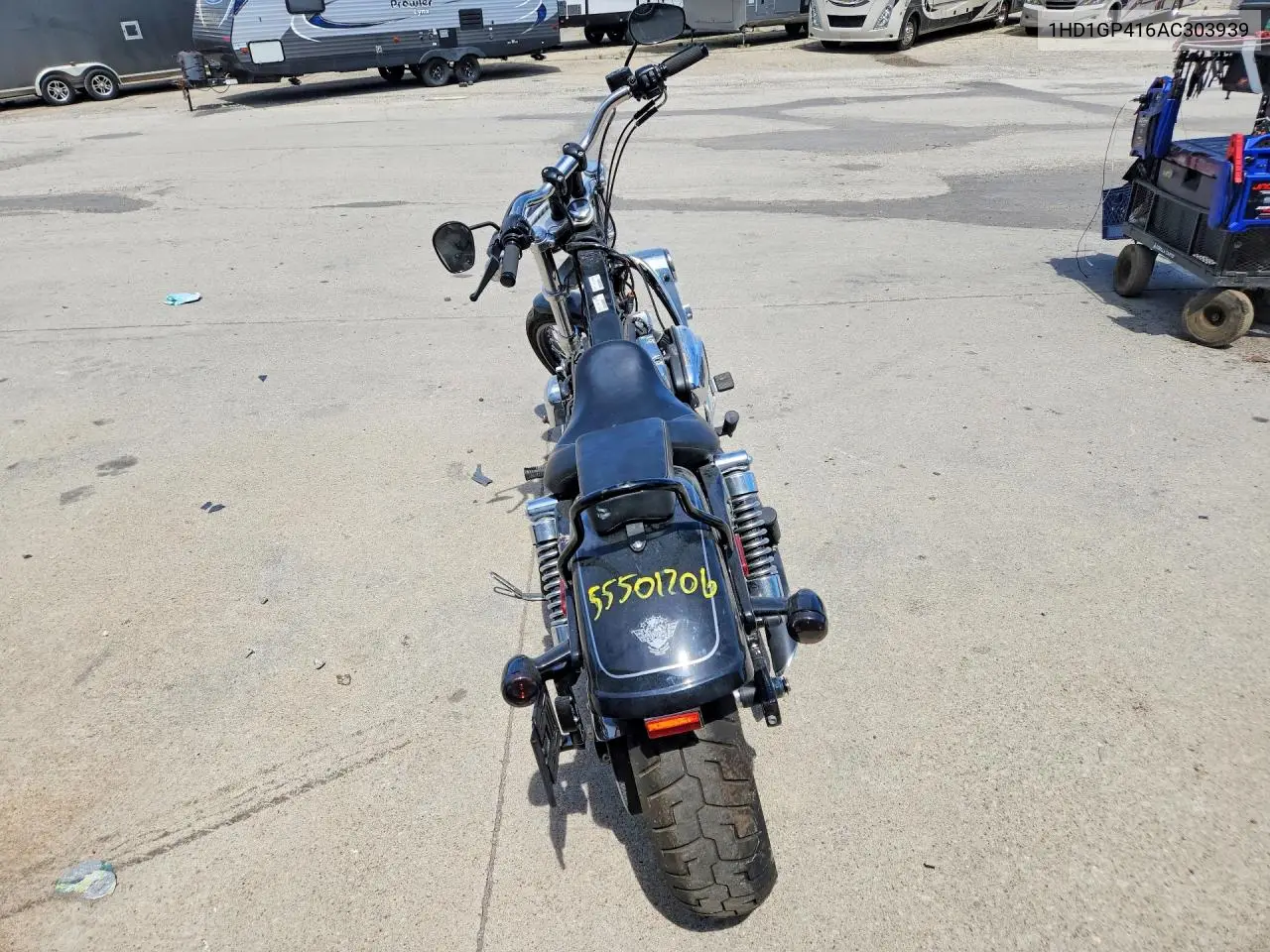 2010 Harley-Davidson Fxdwg VIN: 1HD1GP416AC303939 Lot: 55501706