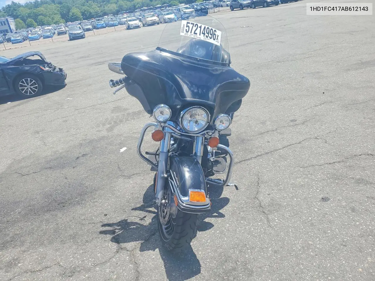 2010 Harley-Davidson Flhtcu VIN: 1HD1FC417AB612143 Lot: 57214996