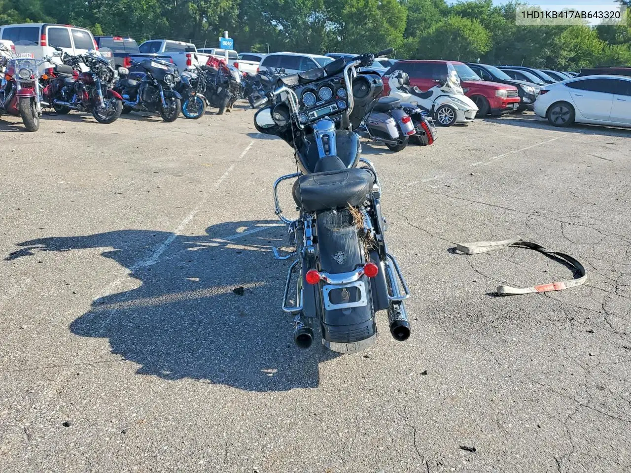 2010 Harley-Davidson Flhx VIN: 1HD1KB417AB643320 Lot: 59638976