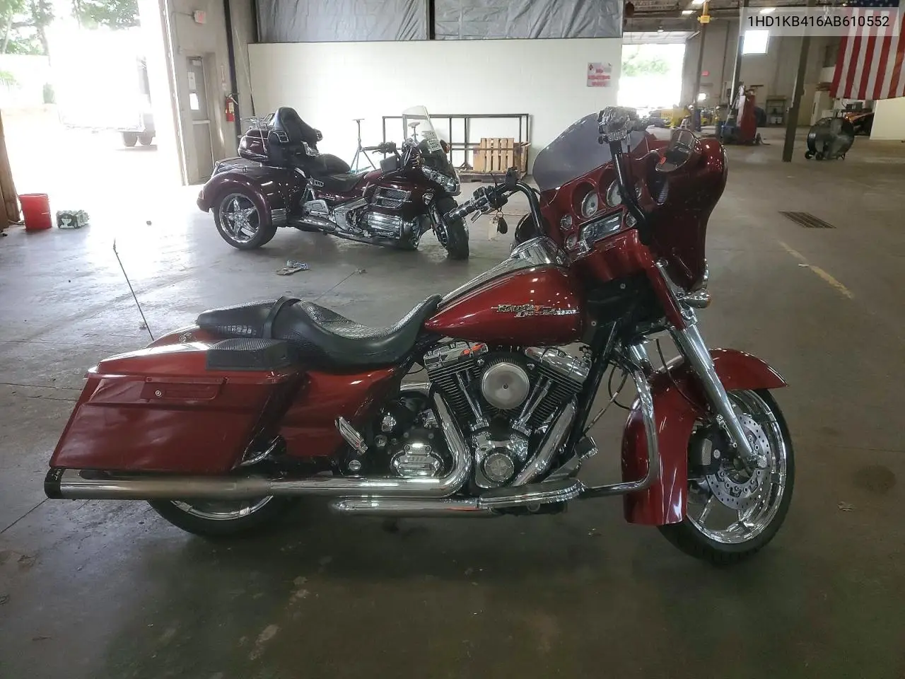2010 Harley-Davidson Flhx VIN: 1HD1KB416AB610552 Lot: 61947696
