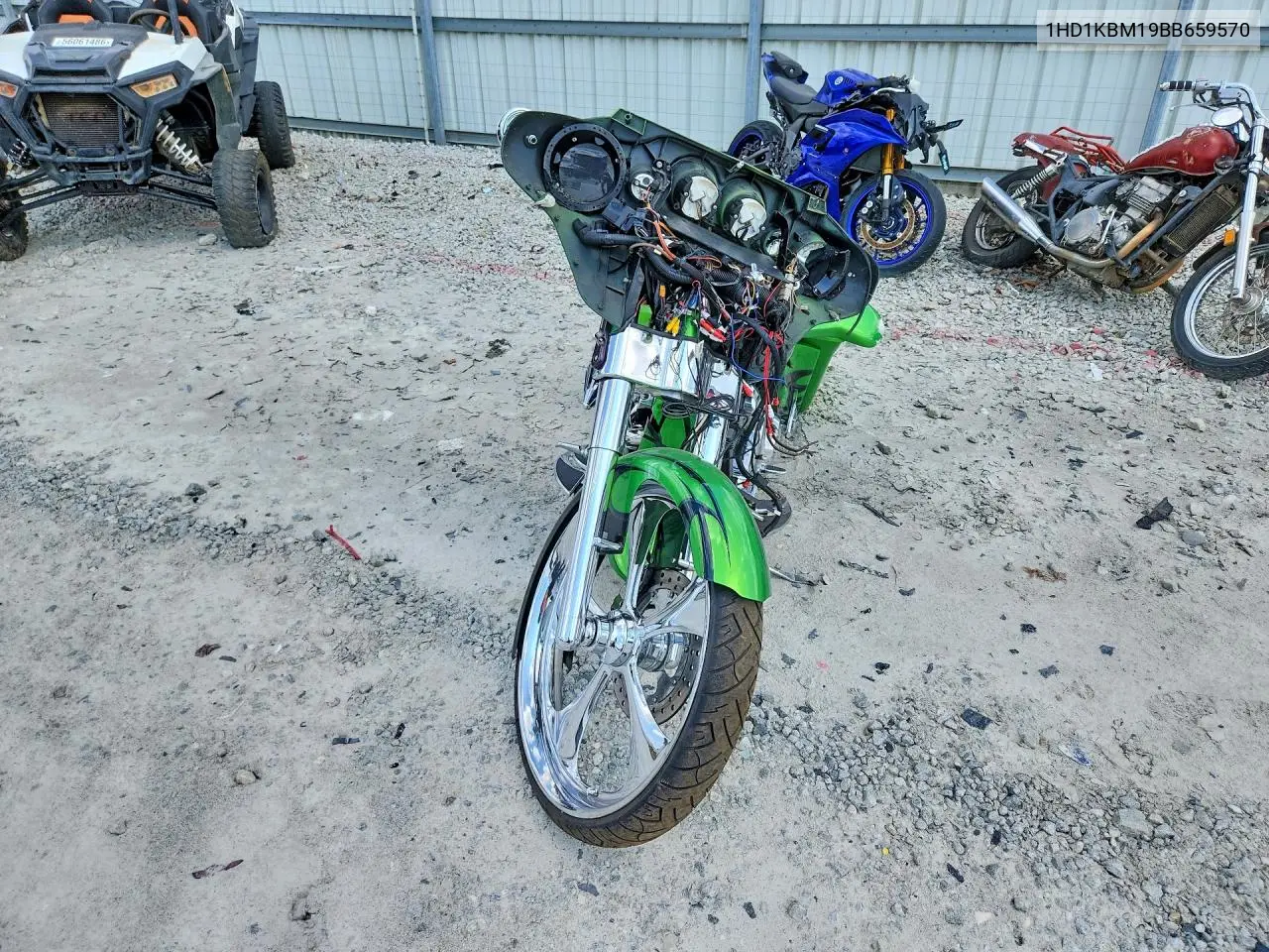 2011 Harley-Davidson Flhx VIN: 1HD1KBM19BB659570 Lot: 58497996