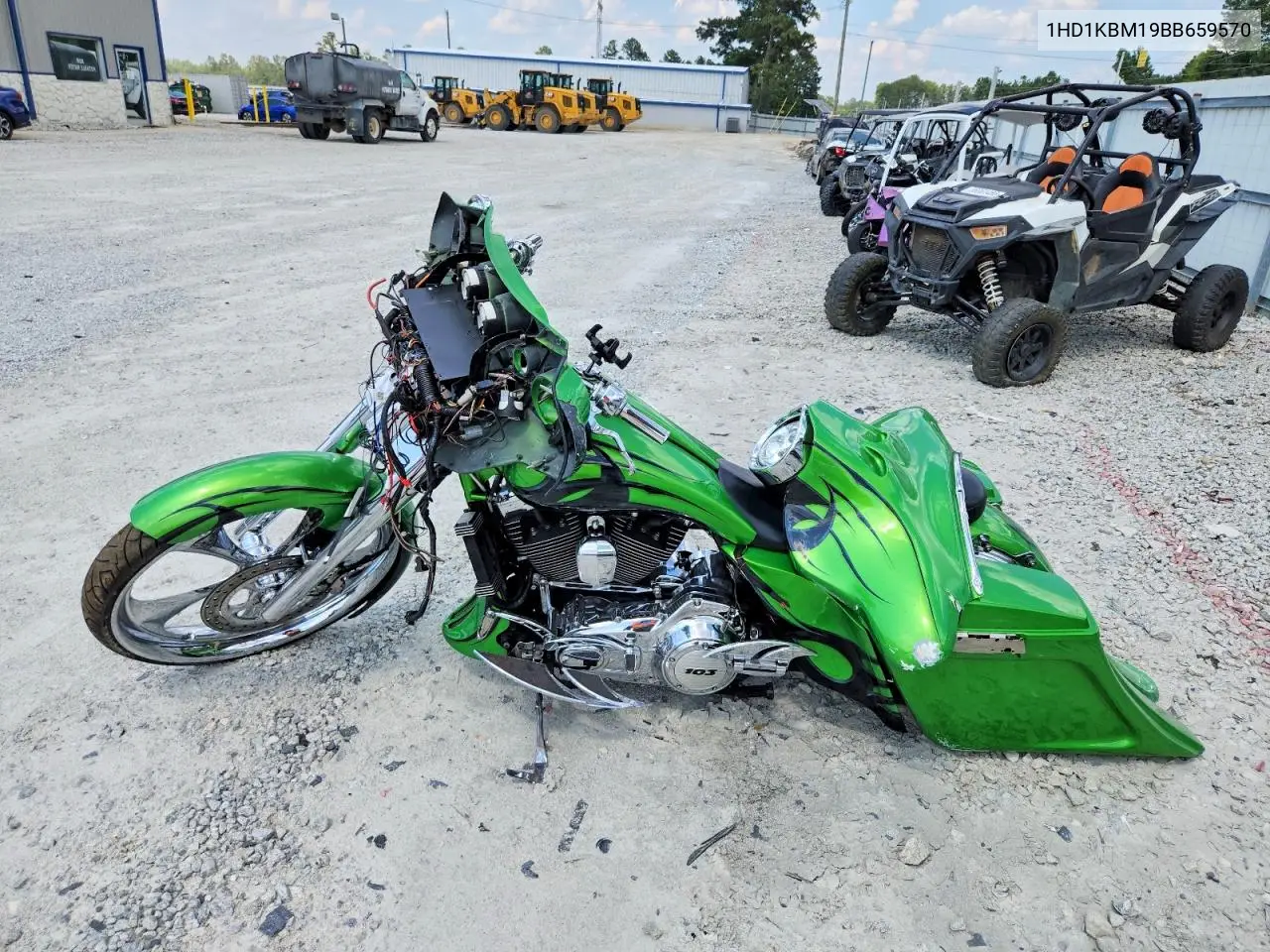 2011 Harley-Davidson Flhx VIN: 1HD1KBM19BB659570 Lot: 58497996