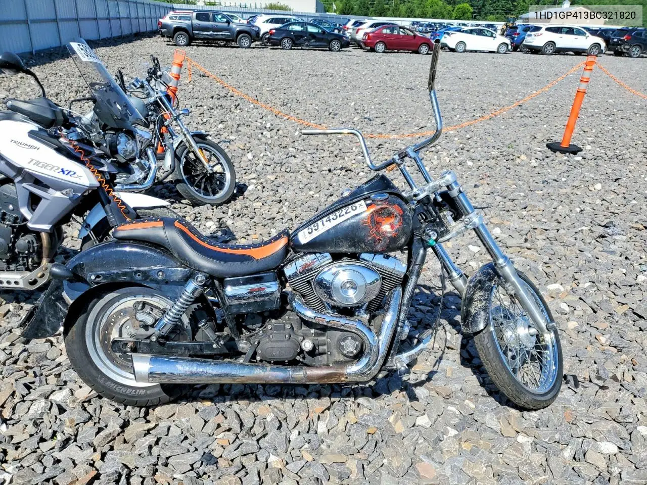 2011 Harley-Davidson Fxdwg VIN: 1HD1GP413BC321820 Lot: 59143226