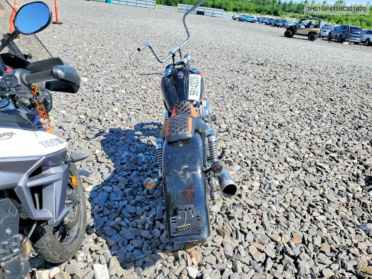 2011 Harley-Davidson Fxdwg VIN: 1HD1GP413BC321820 Lot: 59143226