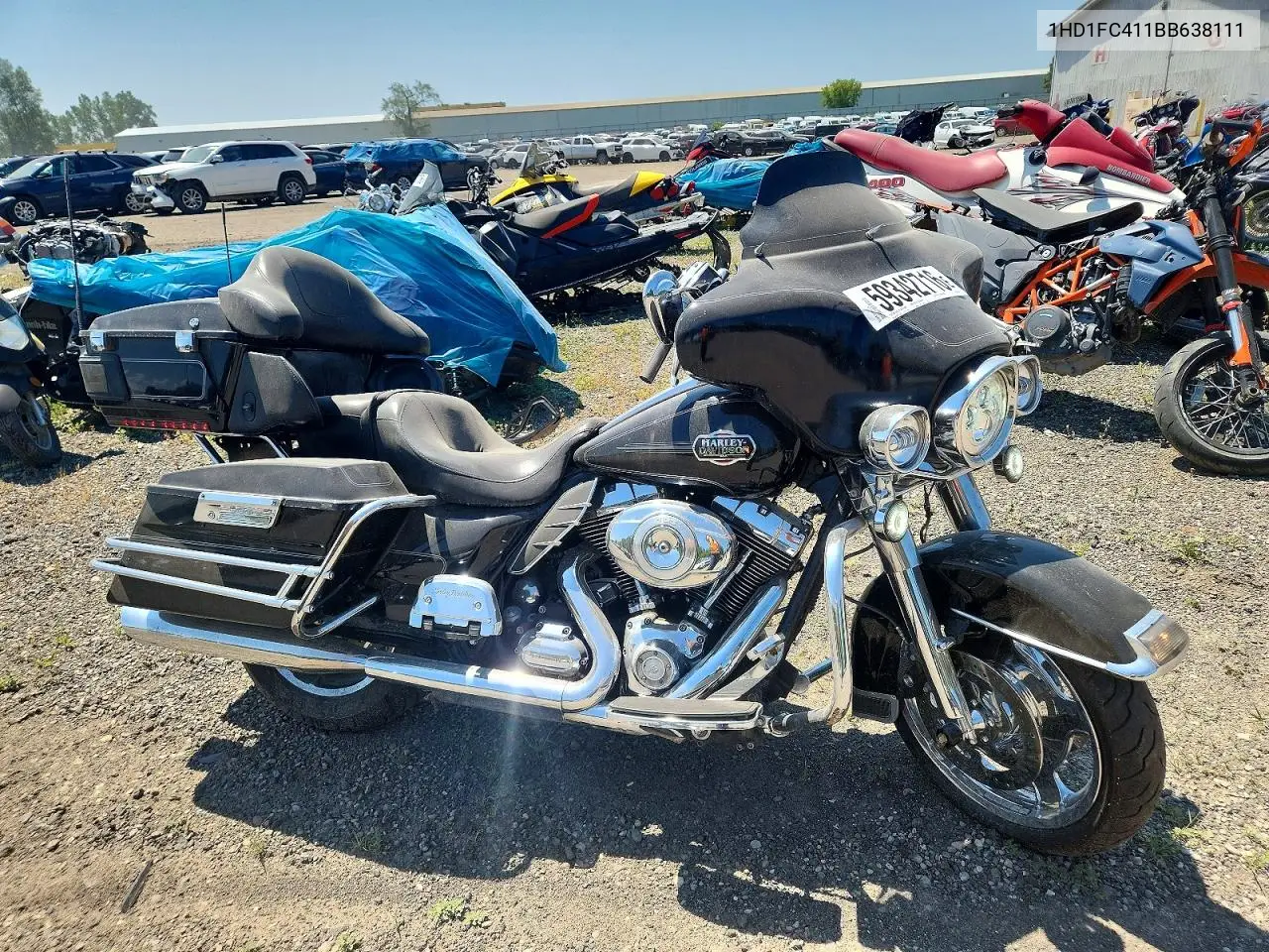 2011 Harley-Davidson Flhtcu VIN: 1HD1FC411BB638111 Lot: 59342716