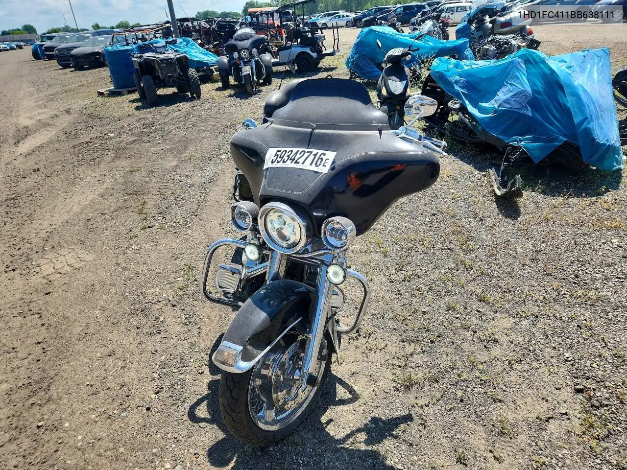 2011 Harley-Davidson Flhtcu VIN: 1HD1FC411BB638111 Lot: 59342716