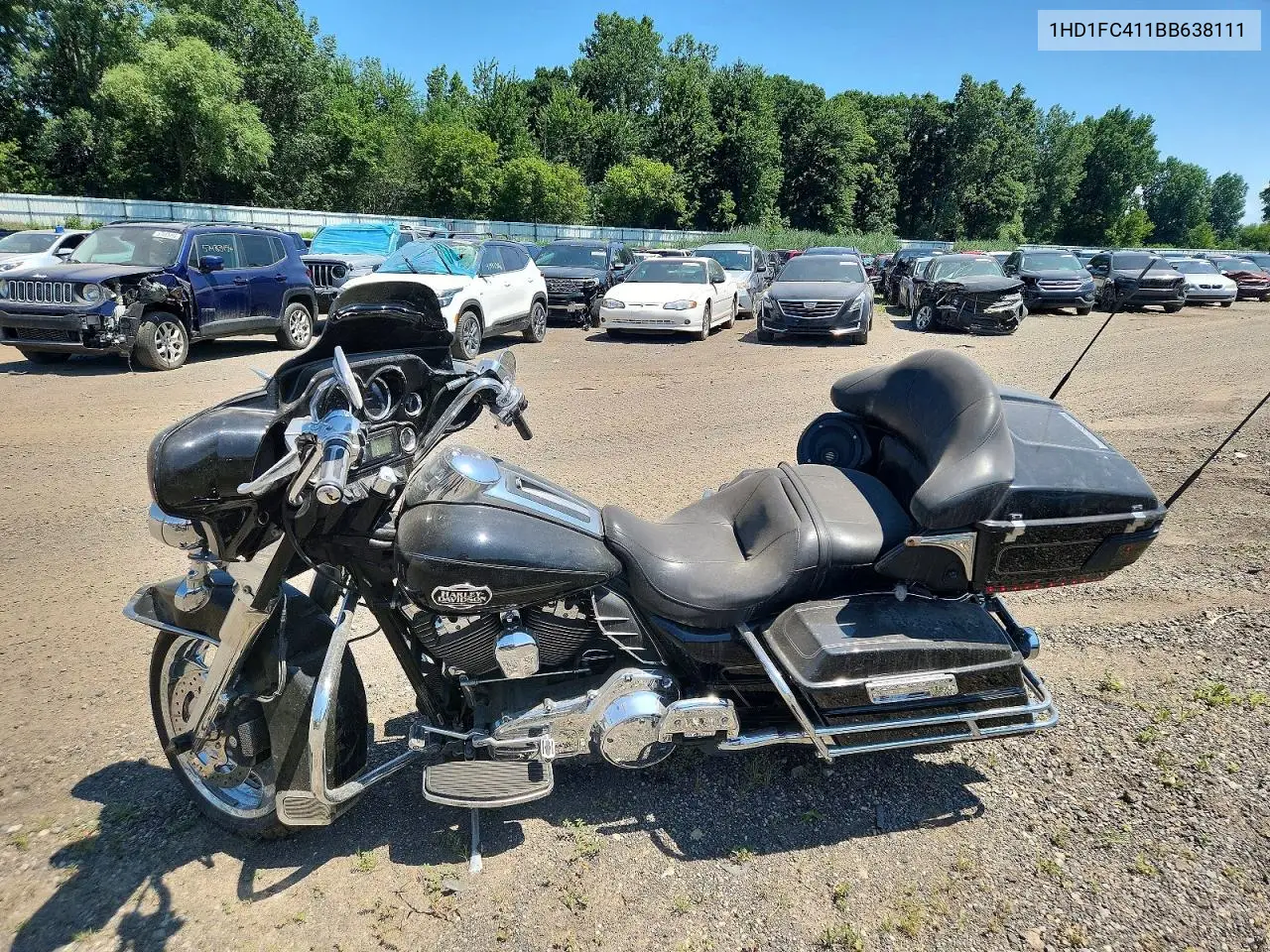 2011 Harley-Davidson Flhtcu VIN: 1HD1FC411BB638111 Lot: 59342716