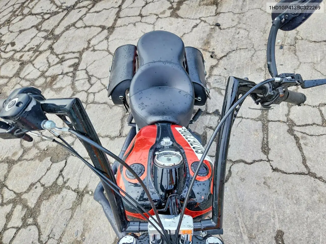 2011 Harley-Davidson Fxdwg VIN: 1HD1GP413BC322269 Lot: 60767306