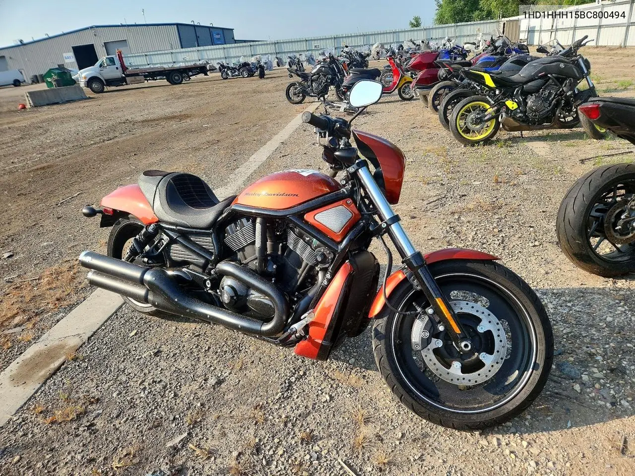 2011 Harley-Davidson Vrscdx VIN: 1HD1HHH15BC800494 Lot: 61722206