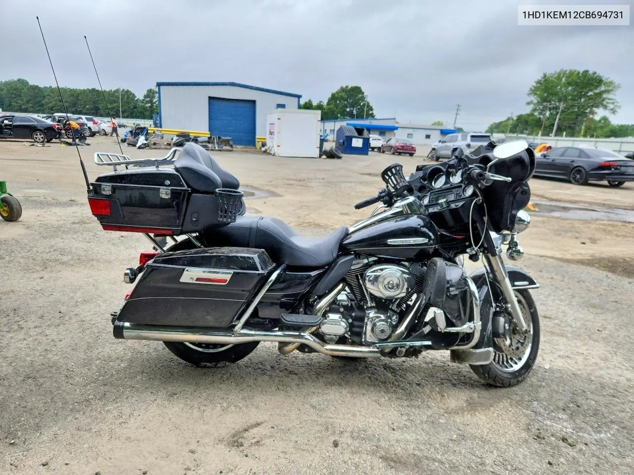 2012 Harley-Davidson Flhtk Electra Glide Ultra Limited VIN: 1HD1KEM12CB694731 Lot: 55718176