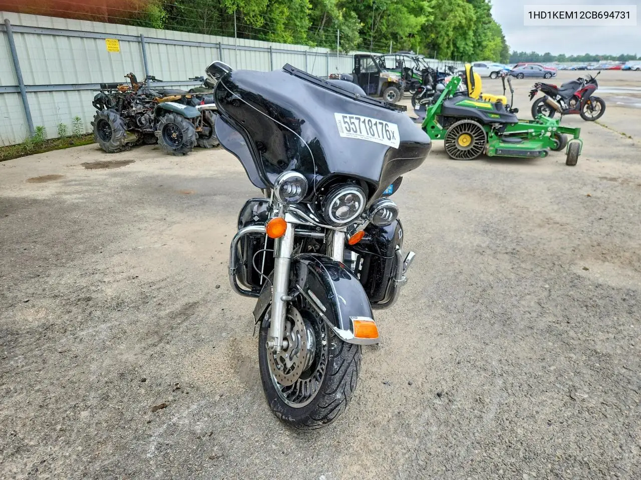 2012 Harley-Davidson Flhtk Electra Glide Ultra Limited VIN: 1HD1KEM12CB694731 Lot: 55718176