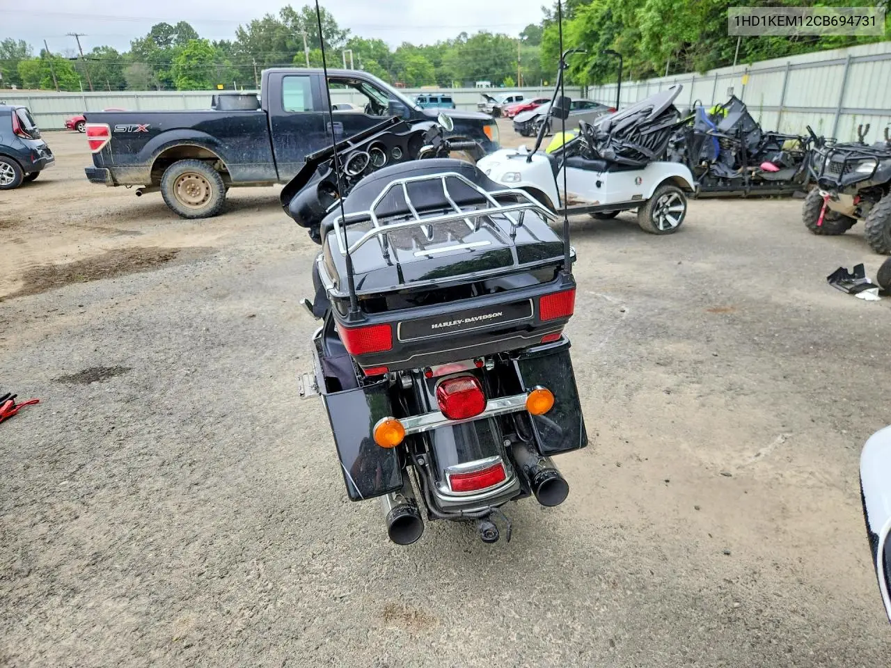 2012 Harley-Davidson Flhtk Electra Glide Ultra Limited VIN: 1HD1KEM12CB694731 Lot: 55718176