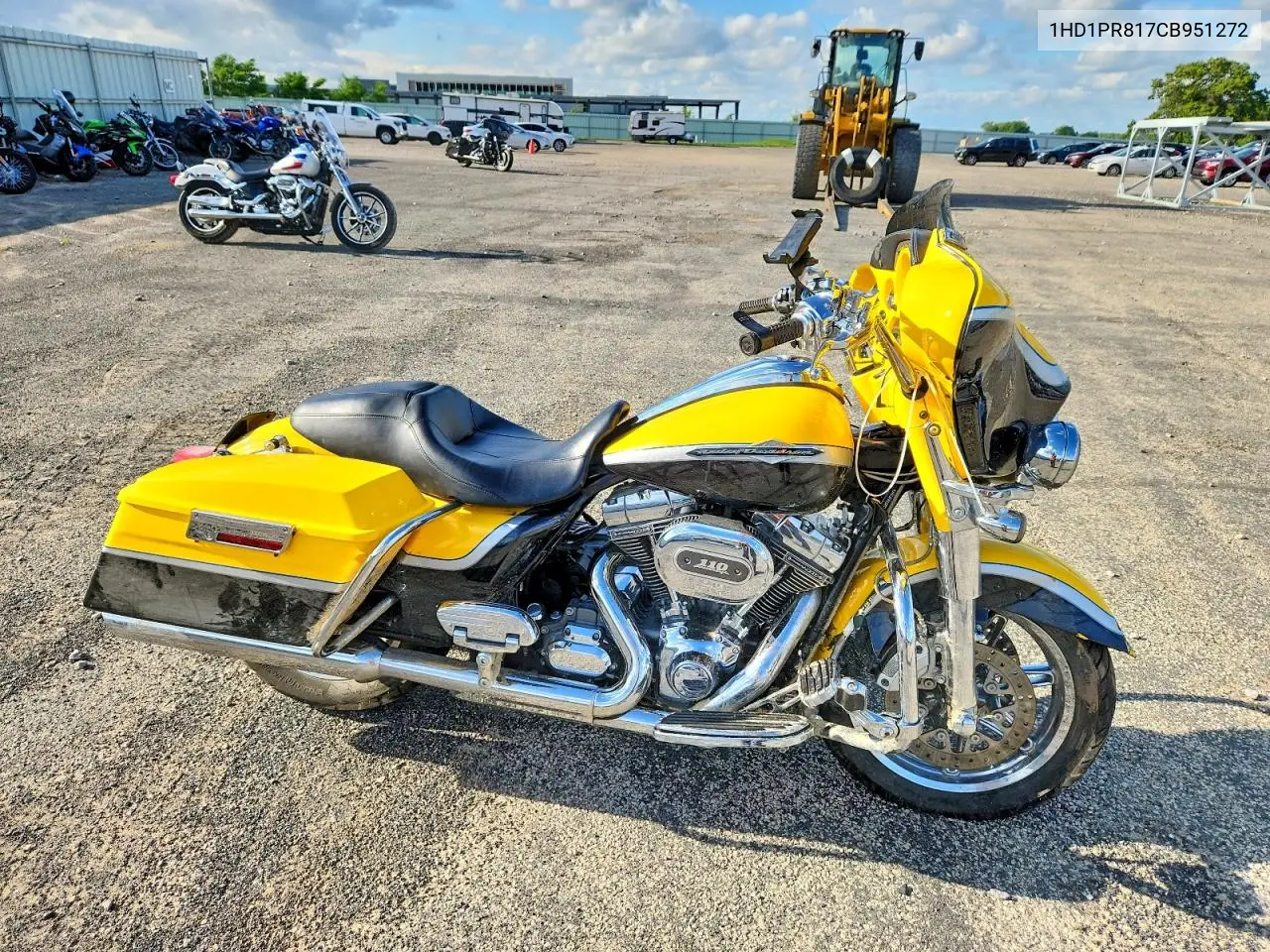 2012 Harley Davidson Flhtcuse7 Cvo Ultra Classic Electra Glide VIN: 1HD1PR817CB951272 Lot: 57914196