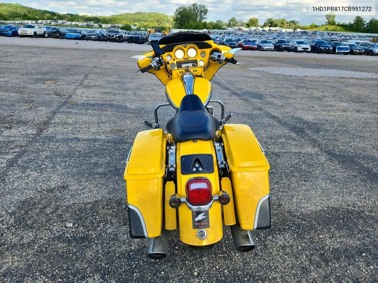 2012 Harley Davidson Flhtcuse7 Cvo Ultra Classic Electra Glide VIN: 1HD1PR817CB951272 Lot: 57914196