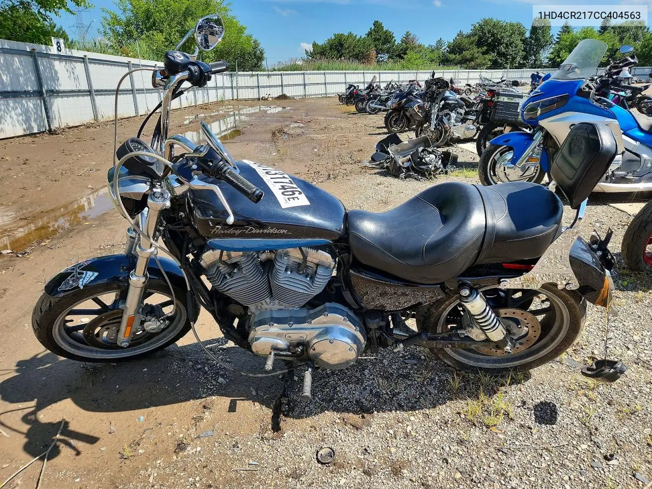 2012 Harley-Davidson Xl883 Superlow VIN: 1HD4CR217CC404563 Lot: 58131746