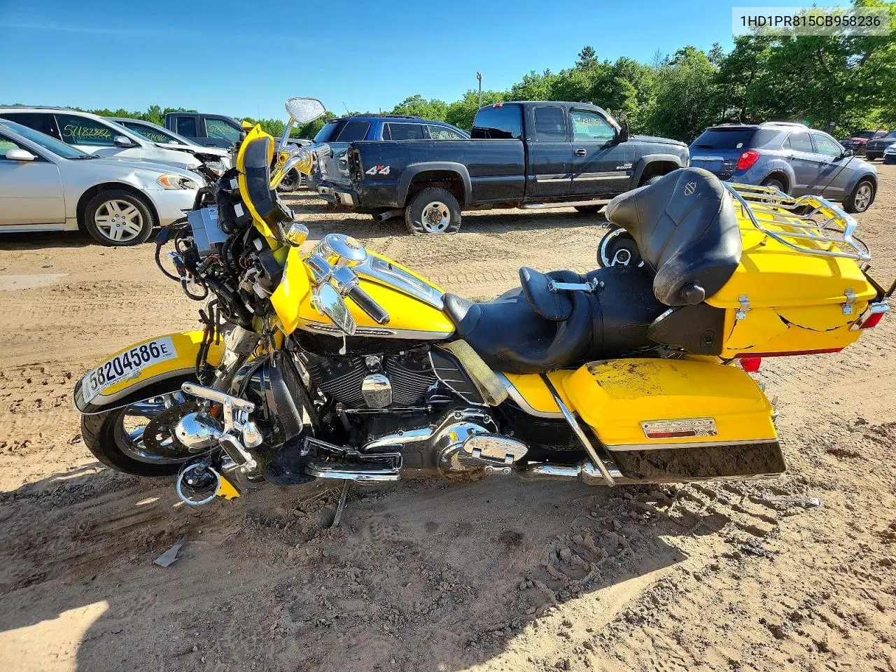 2012 Harley-Davidson Flhtcuse7 Cvo Ultra Classic Electra Glide VIN: 1HD1PR815CB958236 Lot: 58204586