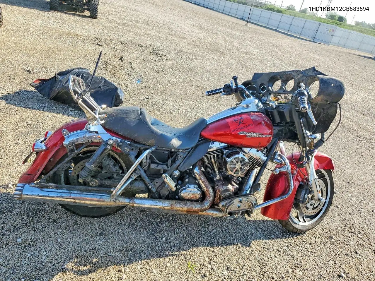 2012 Harley-Davidson Flhx Street Glide VIN: 1HD1KBM12CB683694 Lot: 59969226