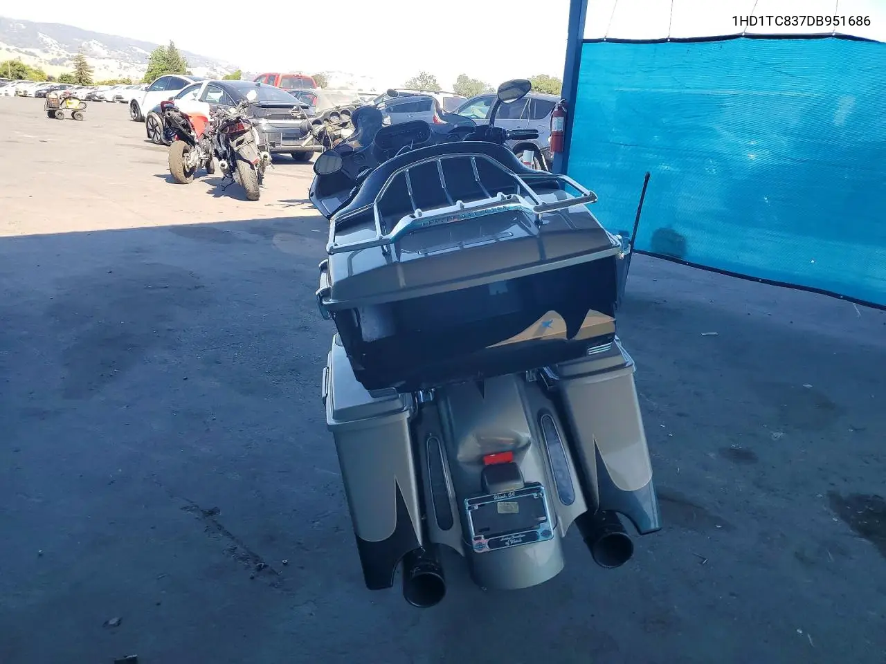 2013 Harley-Davidson Fltrxse Cvo Road Glide Custom VIN: 1HD1TC837DB951686 Lot: 57418746