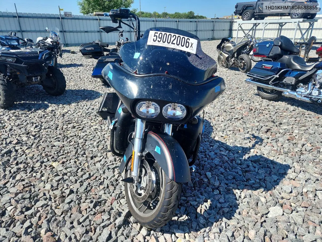 2013 Harley-Davidson Fltrx Road Glide Custom VIN: 1HD1KHM18DB688855 Lot: 59002006