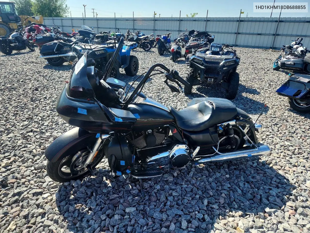 2013 Harley-Davidson Fltrx Road Glide Custom VIN: 1HD1KHM18DB688855 Lot: 59002006