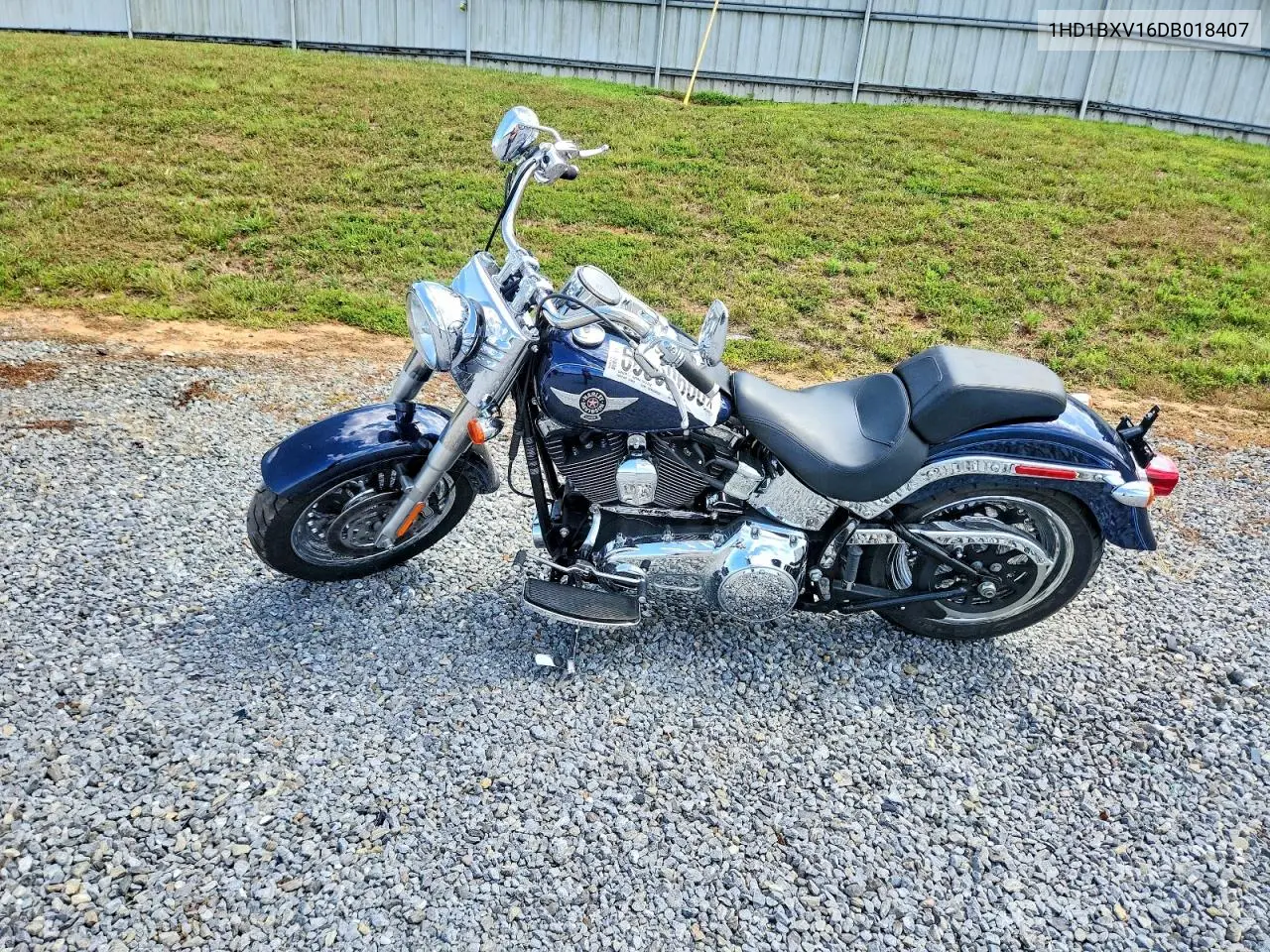 2013 Harley-Davidson Flstf Fatboy VIN: 1HD1BXV16DB018407 Lot: 60360666