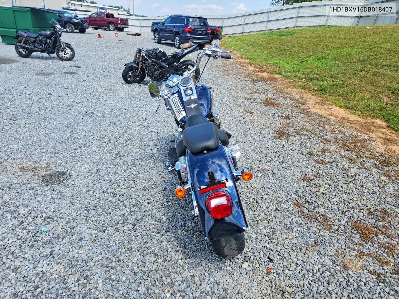 2013 Harley-Davidson Flstf Fatboy VIN: 1HD1BXV16DB018407 Lot: 60360666
