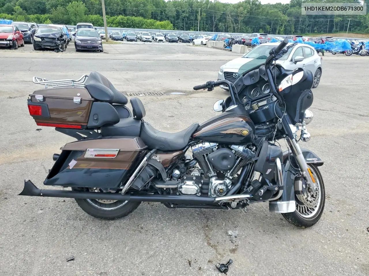 2013 Harley-Davidson Flhtk Electra Glide Ultra Limited VIN: 1HD1KEM20DB671300 Lot: 62314856