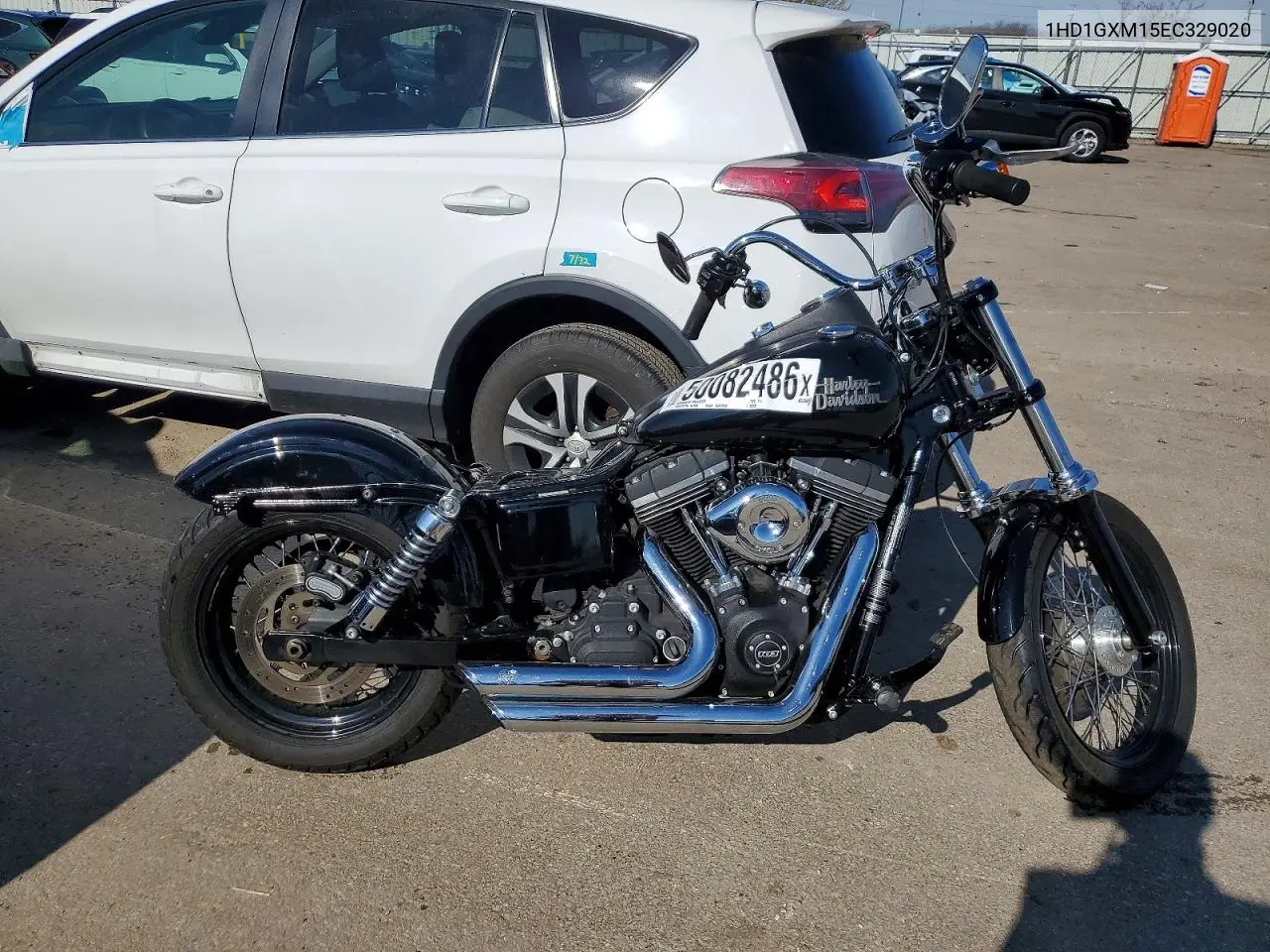 2014 Harley-Davidson Fxdb Dyna Street Bob VIN: 1HD1GXM15EC329020 Lot: 50082486