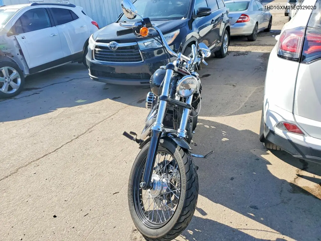 2014 Harley-Davidson Fxdb Dyna Street Bob VIN: 1HD1GXM15EC329020 Lot: 50082486
