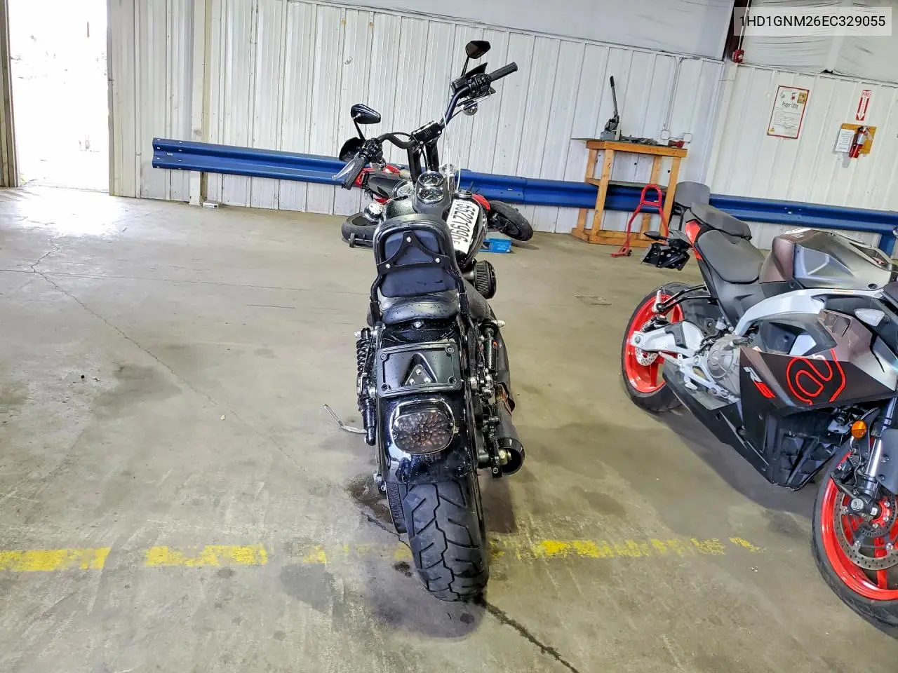 2014 Harley-Davidson Fxdl Dyna Low Rider VIN: 1HD1GNM26EC329055 Lot: 55221996