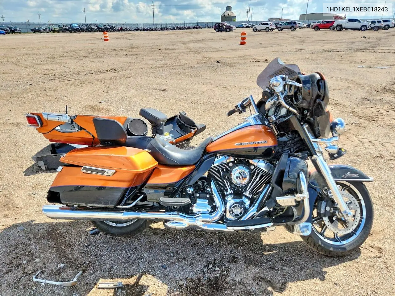 2014 Harley-Davidson Flhtk Electra Glide Ultra Limited VIN: 1HD1KEL1XEB618243 Lot: 58211246