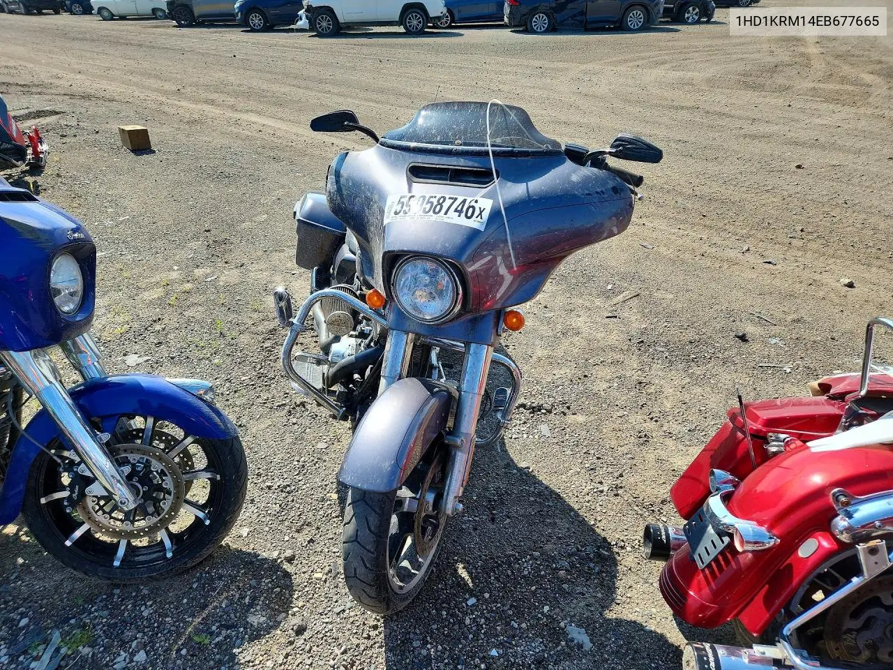 2014 Harley-Davidson Flhxs Street Glide Special VIN: 1HD1KRM14EB677665 Lot: 59058746