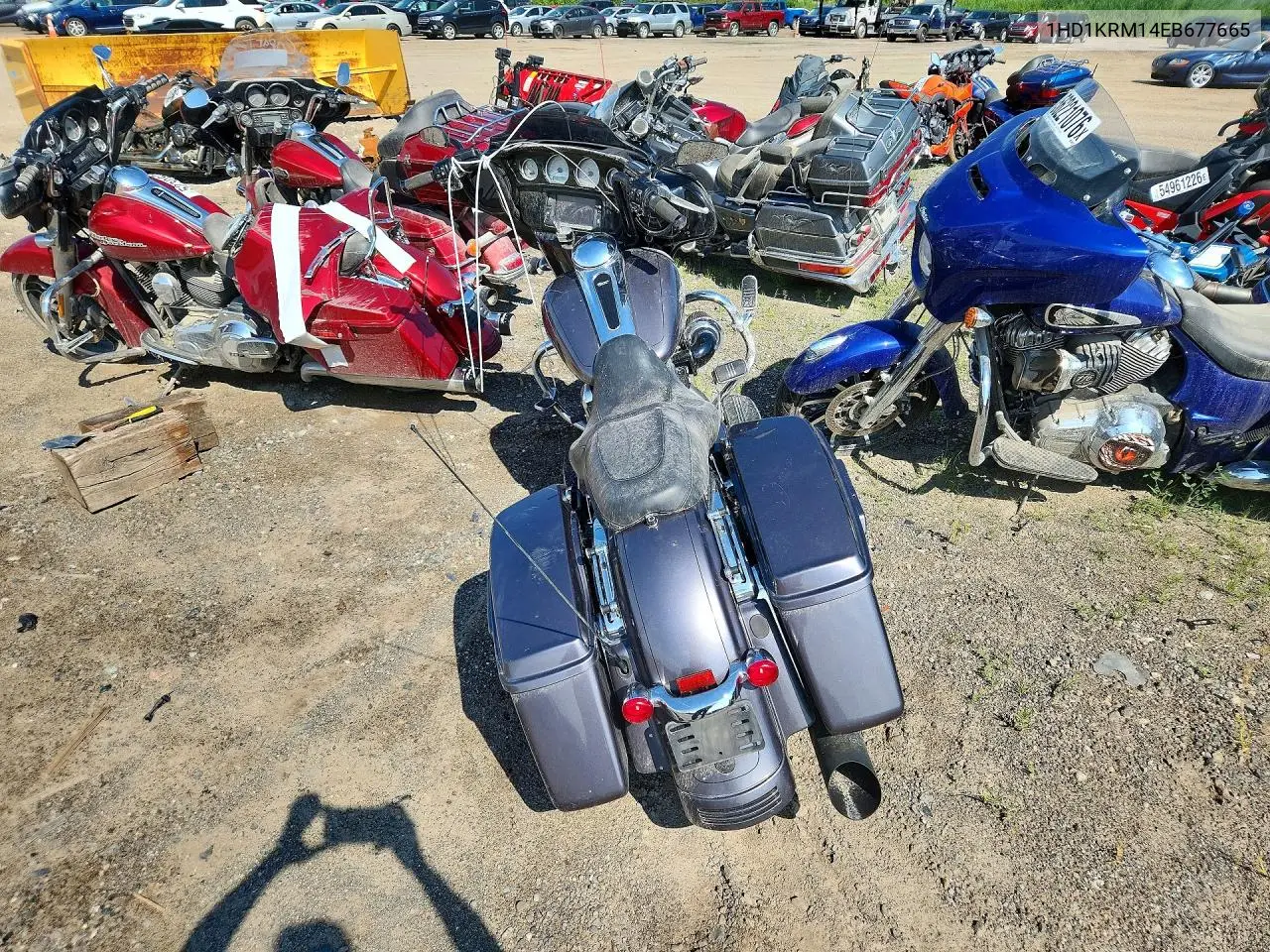 2014 Harley-Davidson Flhxs Street Glide Special VIN: 1HD1KRM14EB677665 Lot: 59058746