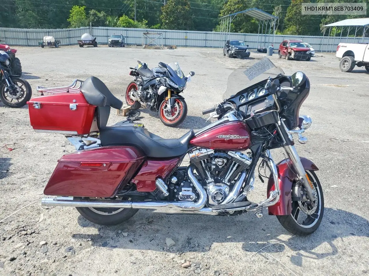 2014 Harley-Davidson Flhxs Street Glide Special VIN: 1HD1KRM18EB703409 Lot: 59884486