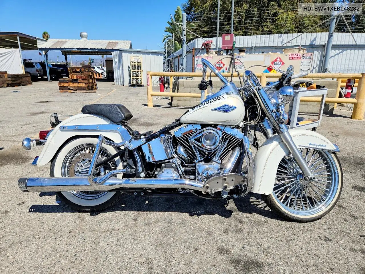 2014 Harley-Davidson Flstc Heritage Softail Classic VIN: 1HD1BWV1XEB048232 Lot: 61806266