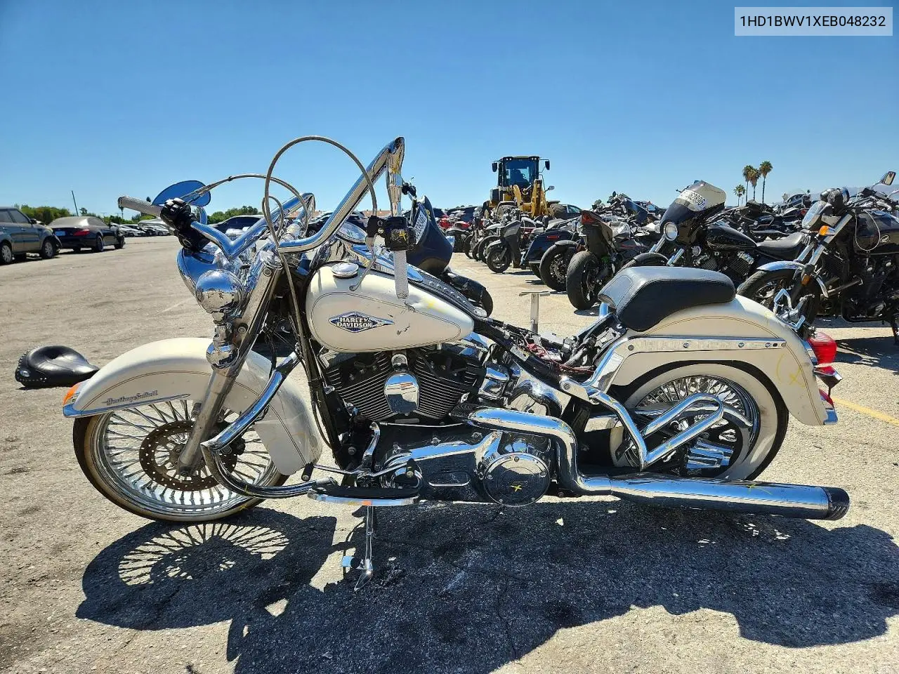 2014 Harley-Davidson Flstc Heritage Softail Classic VIN: 1HD1BWV1XEB048232 Lot: 61806266