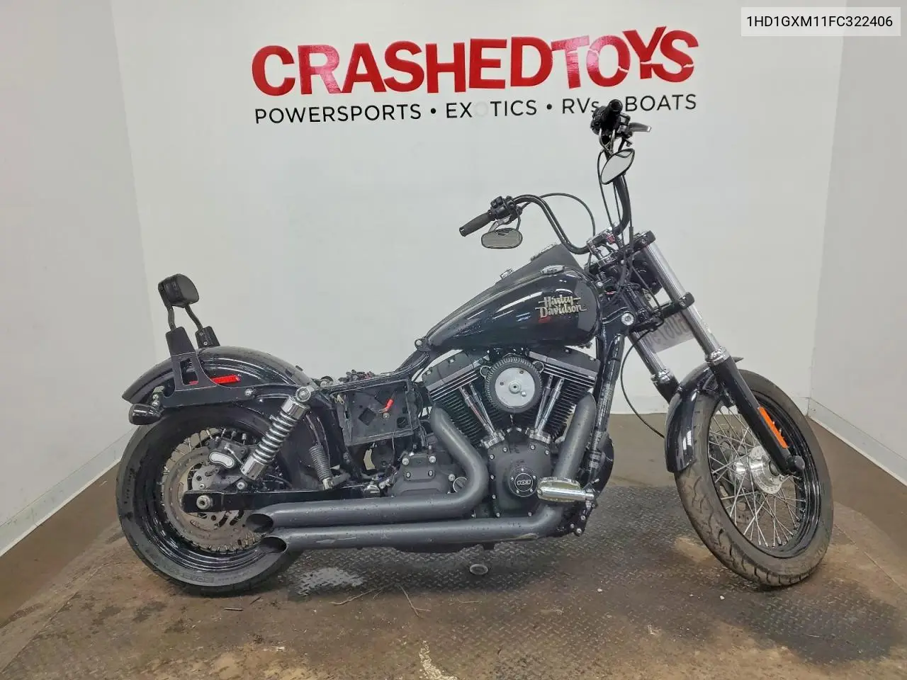 2015 Harley-Davidson Fxdb Dyna Street Bob VIN: 1HD1GXM11FC322406 Lot: 53606796