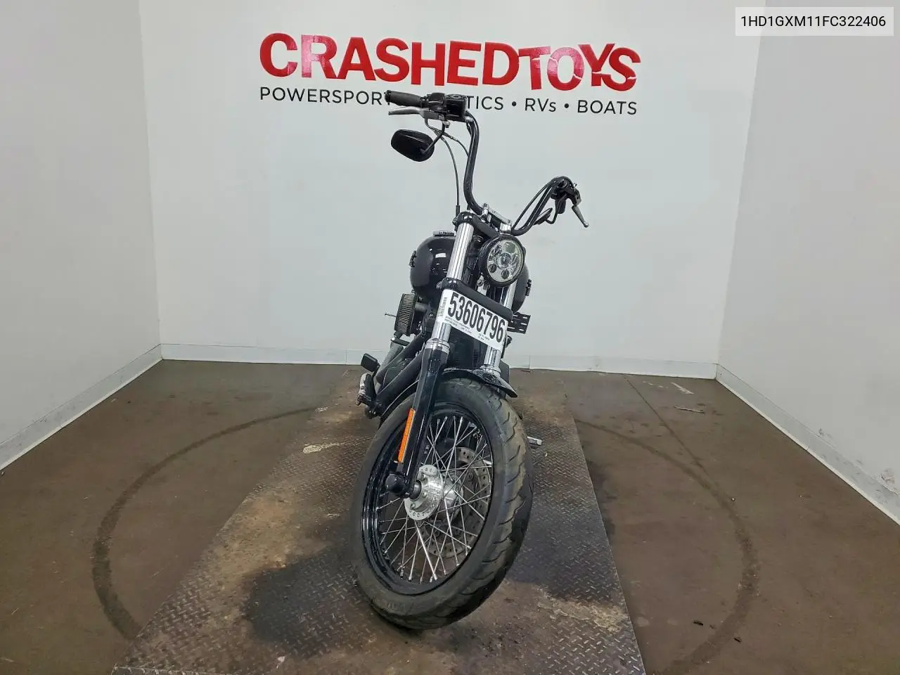 2015 Harley-Davidson Fxdb Dyna Street Bob VIN: 1HD1GXM11FC322406 Lot: 53606796