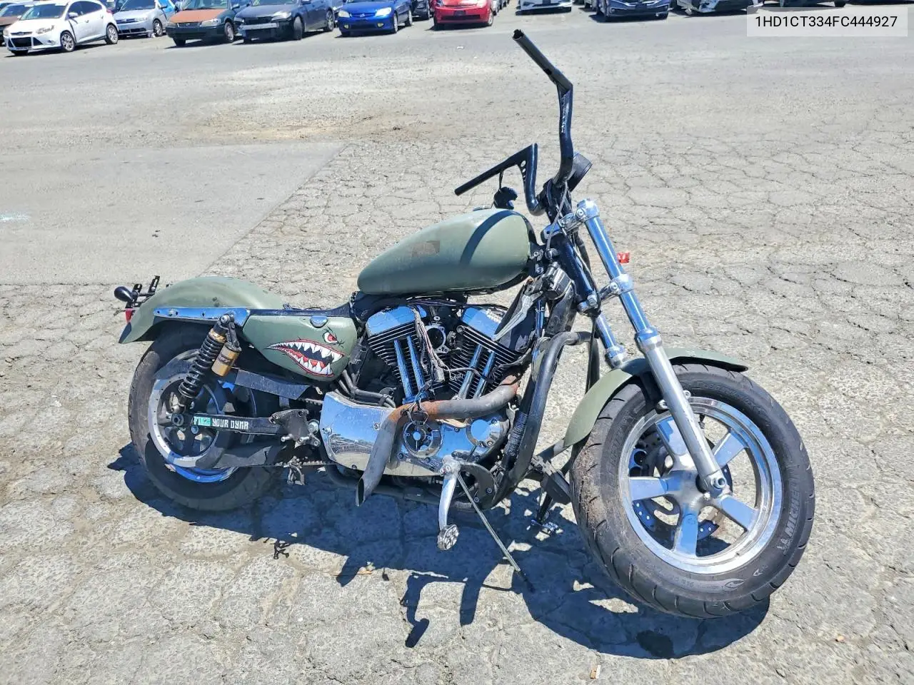 2015 Harley-Davidson Xl1200 C VIN: 1HD1CT334FC444927 Lot: 56844446