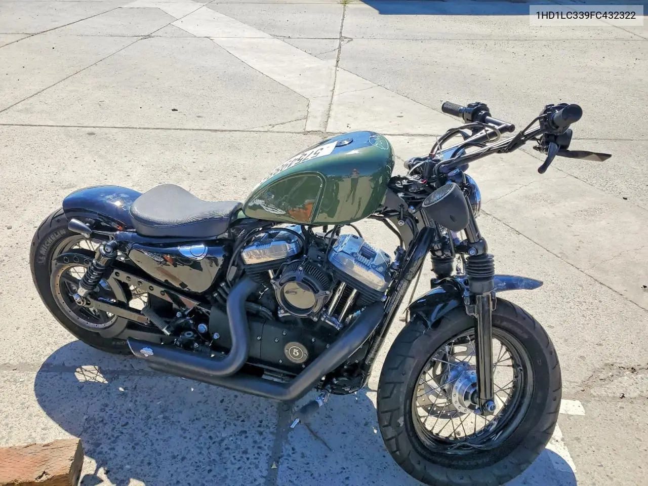 2015 Harley-Davidson Xl1200 Forty-Eight VIN: 1HD1LC339FC432322 Lot: 57549886