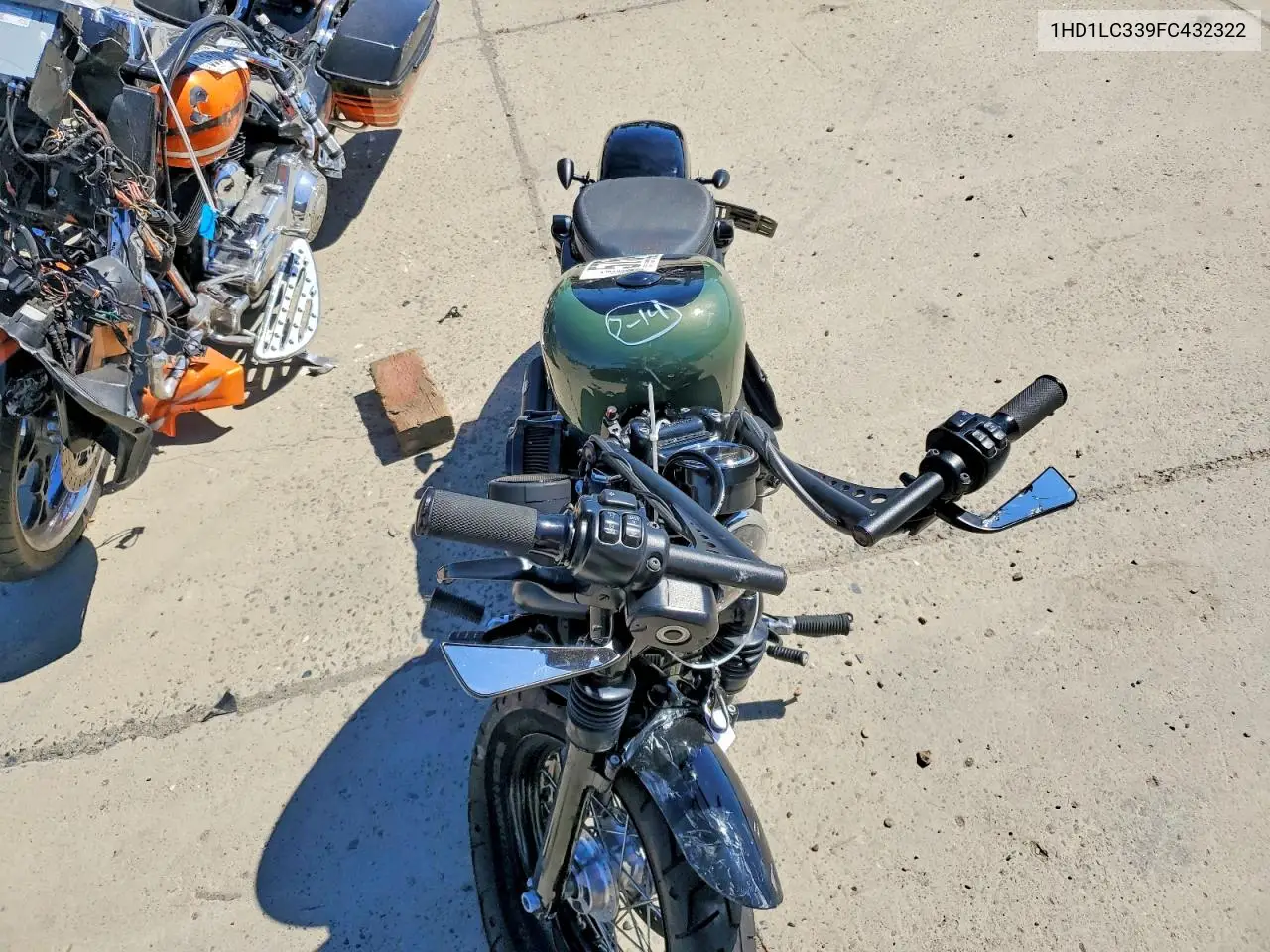 2015 Harley-Davidson Xl1200 Forty-Eight VIN: 1HD1LC339FC432322 Lot: 57549886