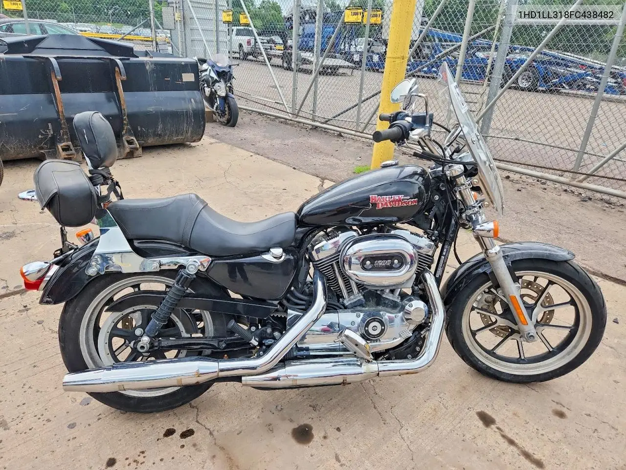 2015 Harley-Davidson Xl1200 T VIN: 1HD1LL318FC438482 Lot: 57928866