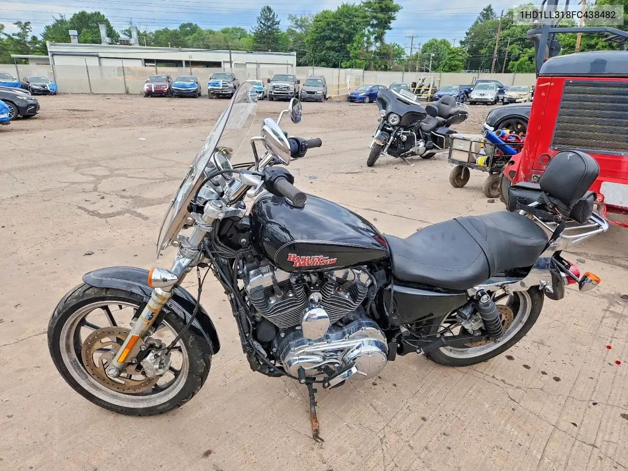2015 Harley-Davidson Xl1200 T VIN: 1HD1LL318FC438482 Lot: 57928866