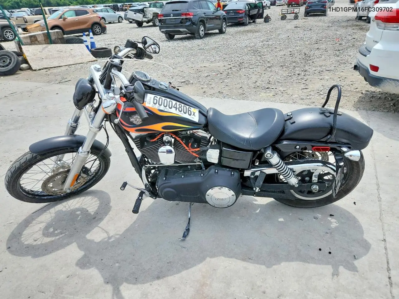 2015 Harley-Davidson Fxdwg Dyna Wide Glide VIN: 1HD1GPM16FC309702 Lot: 60004806