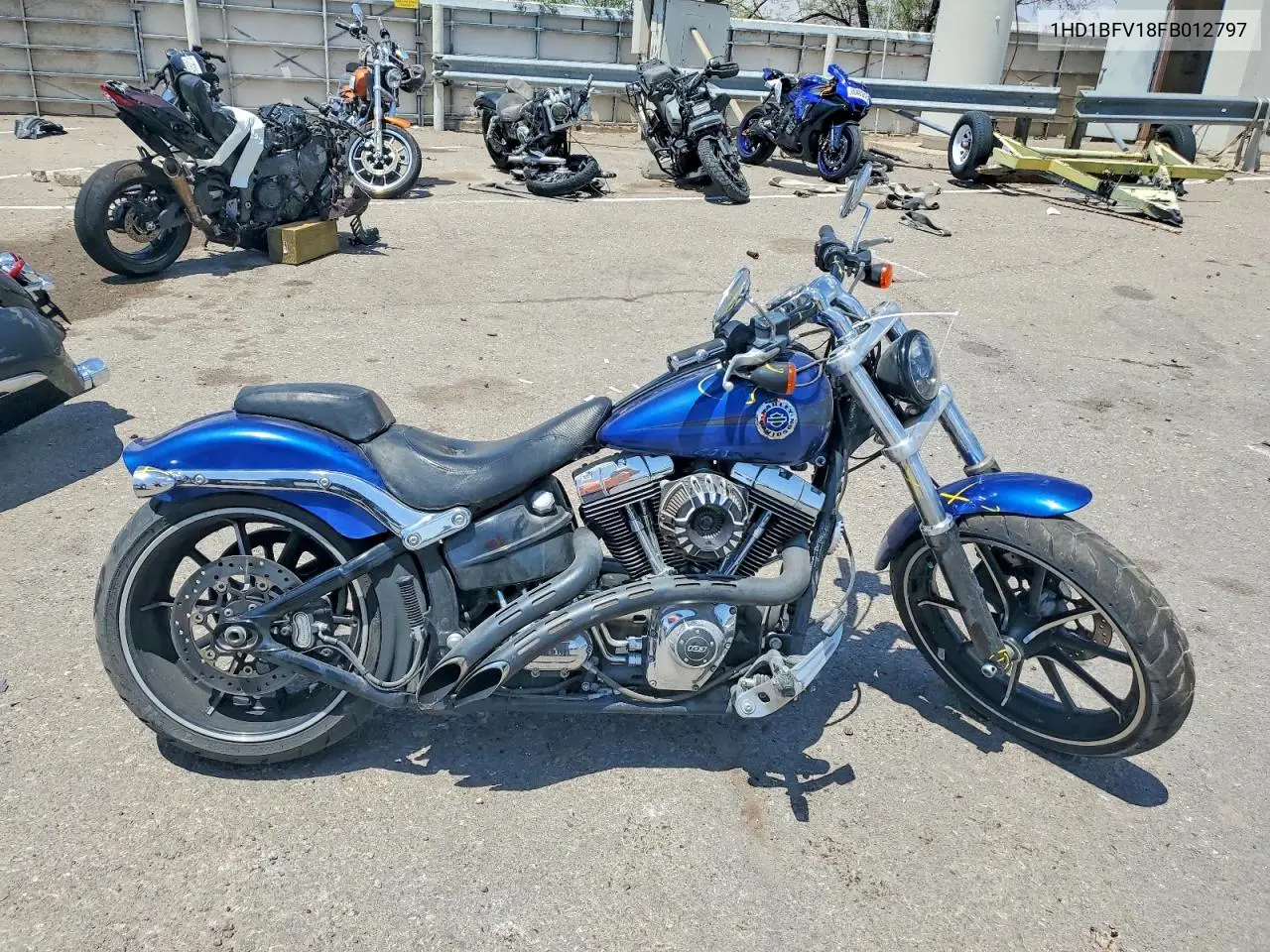 2015 Harley-Davidson Fxsb Breakout VIN: 1HD1BFV18FB012797 Lot: 60697246