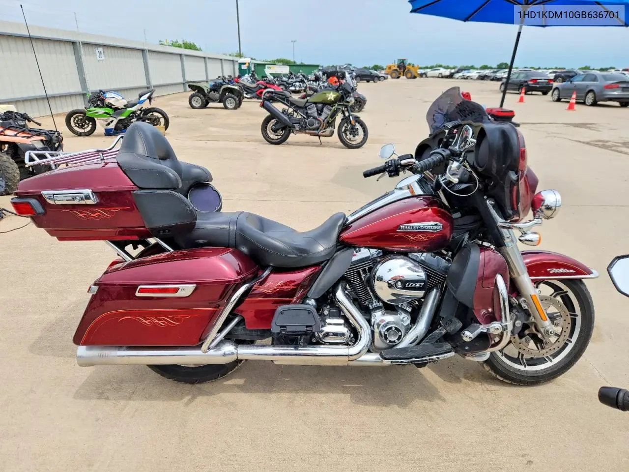 2016 Harley-Davidson Flhtcul Ultra Classic Low VIN: 1HD1KDM10GB636701 Lot: 57548396