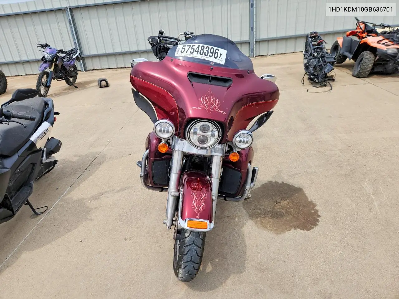 2016 Harley-Davidson Flhtcul Ultra Classic Low VIN: 1HD1KDM10GB636701 Lot: 57548396