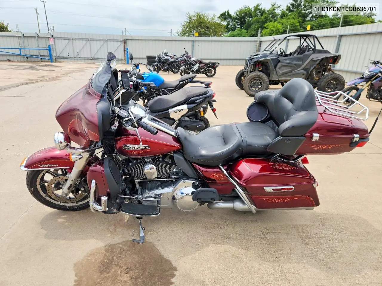 2016 Harley-Davidson Flhtcul Ultra Classic Low VIN: 1HD1KDM10GB636701 Lot: 57548396