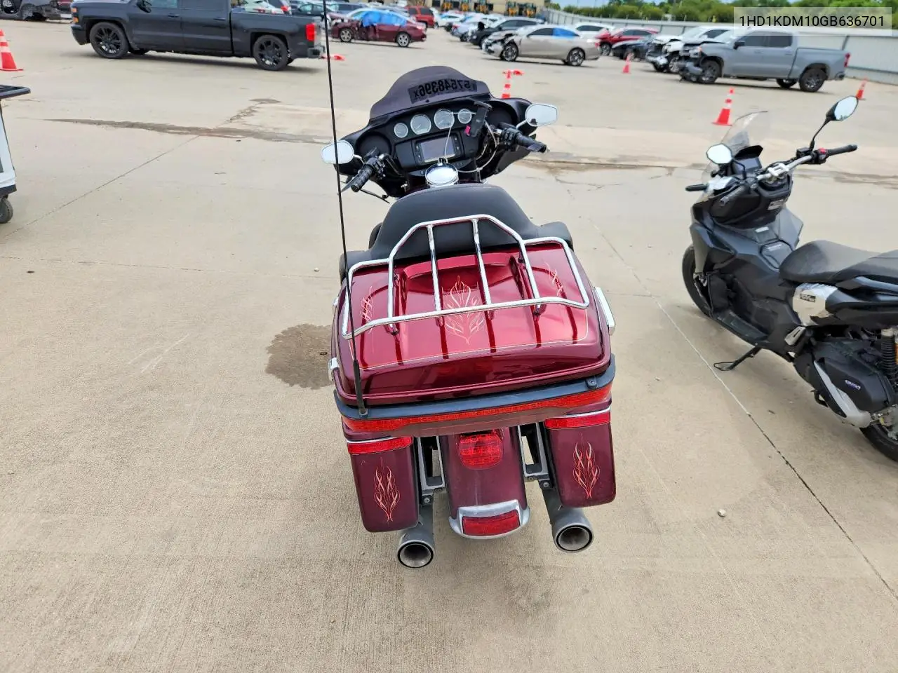2016 Harley-Davidson Flhtcul Ultra Classic Low VIN: 1HD1KDM10GB636701 Lot: 57548396